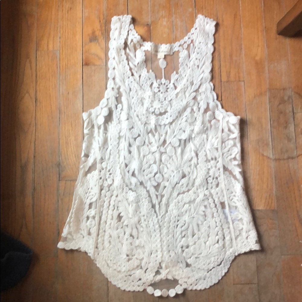 Anthropologie Lace tank top